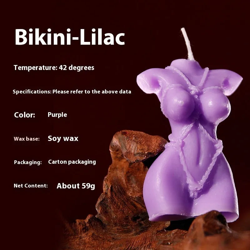9i Smsexy Props Fragrance Smoked Low Temperature Candles in Lilac Purple, Rose Red, and Spring Pink colours.