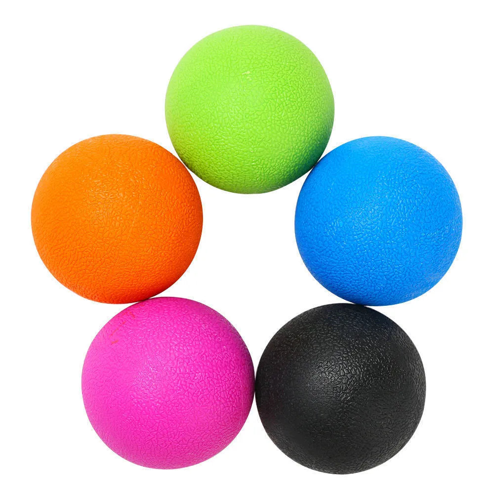Round TPE yoga massage ball 6.1 cm diameter in green