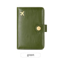 Simple portable multifunctional passport holder with aircraft pattern, anti-theft protection, available in nine colours
