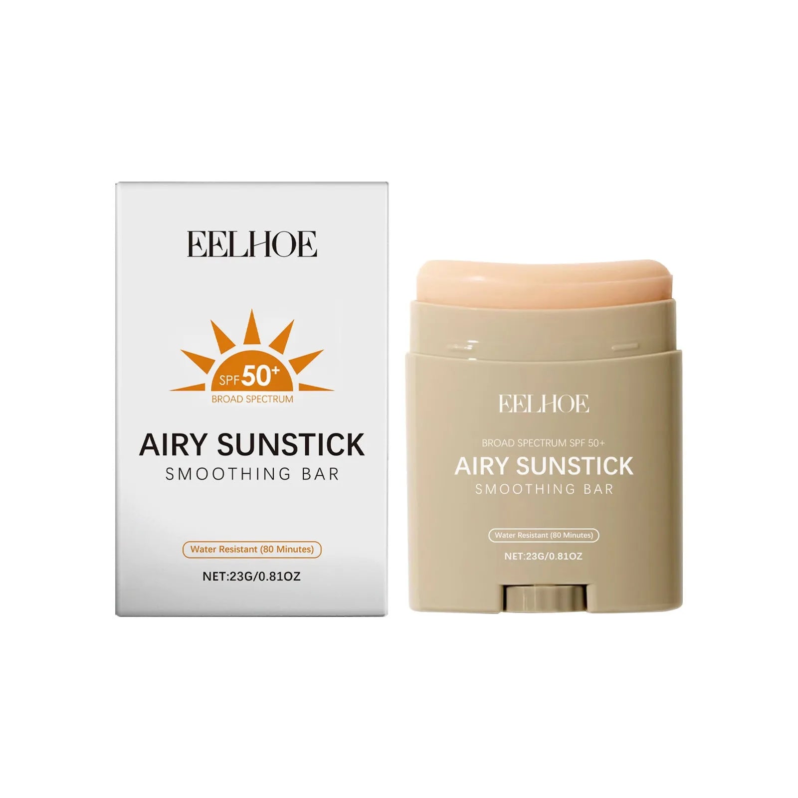 Skin Refreshing sunscreen stick 23g with titanium dioxide, in a white twist-up tube with blue and white label