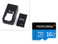 Black mini GPS car tracker device with magnetic mount for vehicle tracking