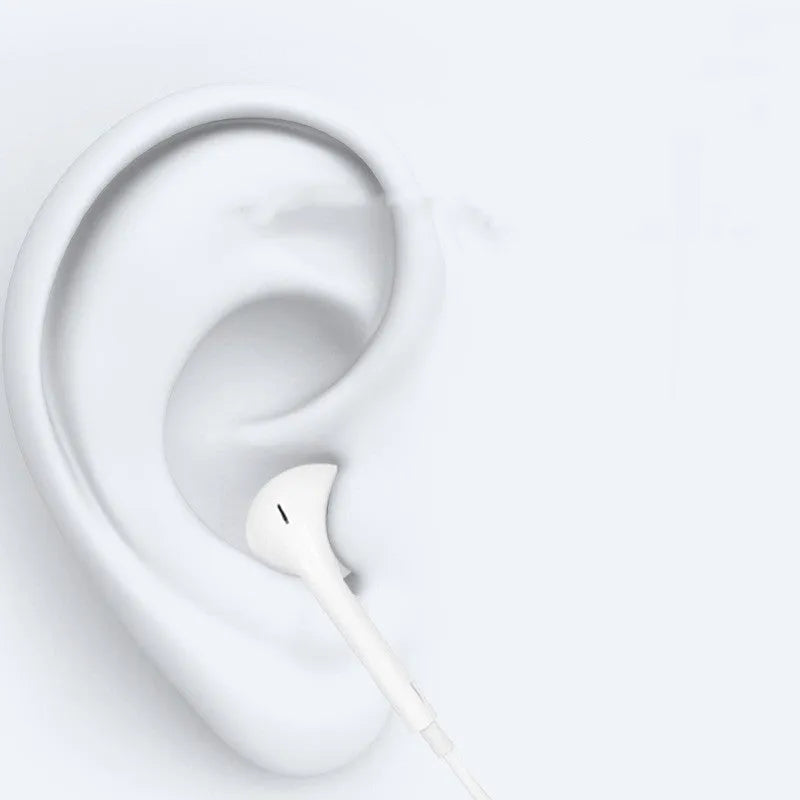 Universal wired earphone with crystal case and 120cm cable for iOS Android