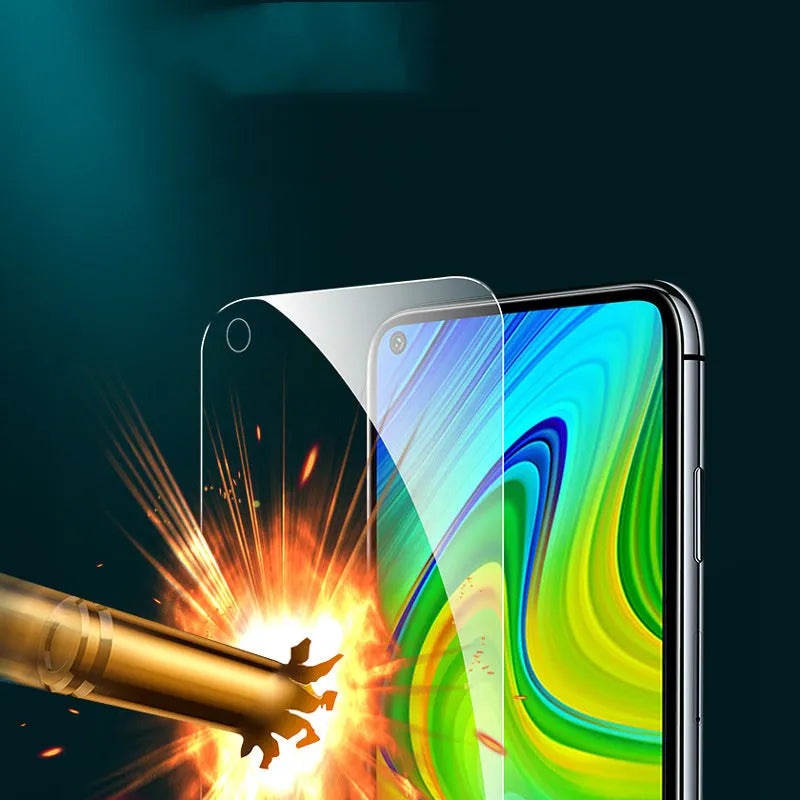 Full screen tempered glass protector for Xiaomi Redmi phones with high-definition anti-fingerprint coating