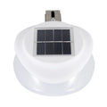Outdoor fence wall lamp in black shell with white light, 9LED, 0.5W, 12.7x13.3x6.8cm