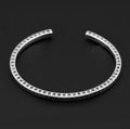 Women's retro Chinese style 925 silver opening bracelet with fish motif, electroplated copper, multiple colours