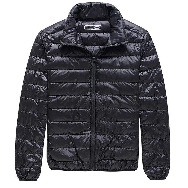 Unisex windproof waterproof ski suit in black colour with jacket and trousers
