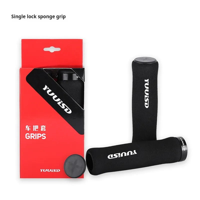 Ultra-light mountain bike sponge handle cover 41g black pair