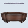 Classical purple clay ceramic flower pot measuring 50x39x16cm for plant display