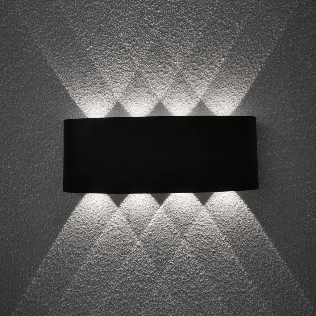 Modern 8W LED wall wash light with aluminium shade for corridor and TV background, multiple colour options