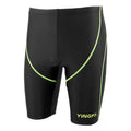 Men's black polypropylene training swim briefs for professional pool swimming, size M to 3XL