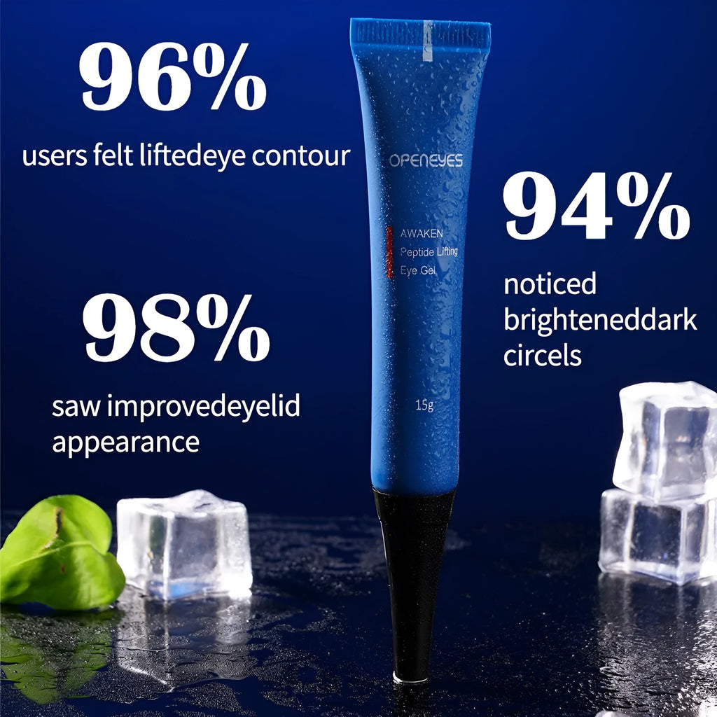 Men's anti-aging eye cream 15g in boxed packaging with under-eye fine line and wrinkle reduction formula