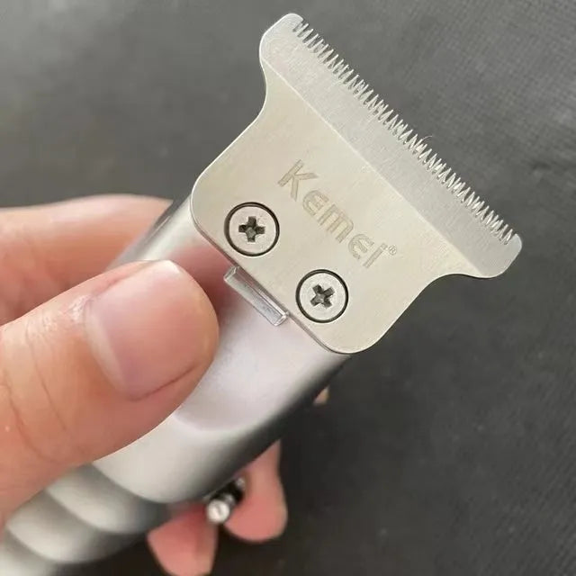 Professional barber scissors with LCD digital display and stainless steel cutting blades