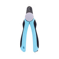 Blue heavy duty dog nail clippers with safety guard for large breeds and thick nails