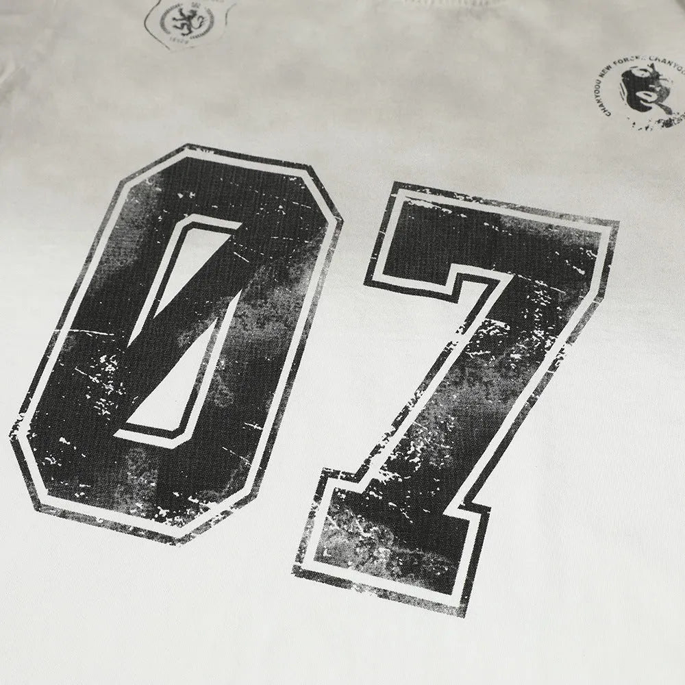 Men's classic crew neck short-sleeved cotton t-shirt in white and black colours