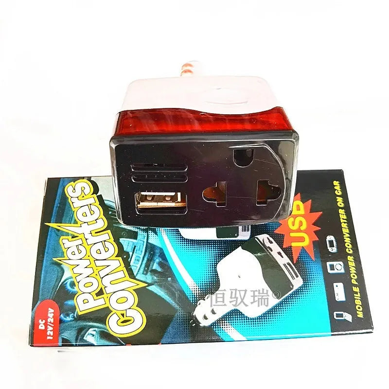 011C model car cigarette lighter to USB power supply transformer for mobile device charging
