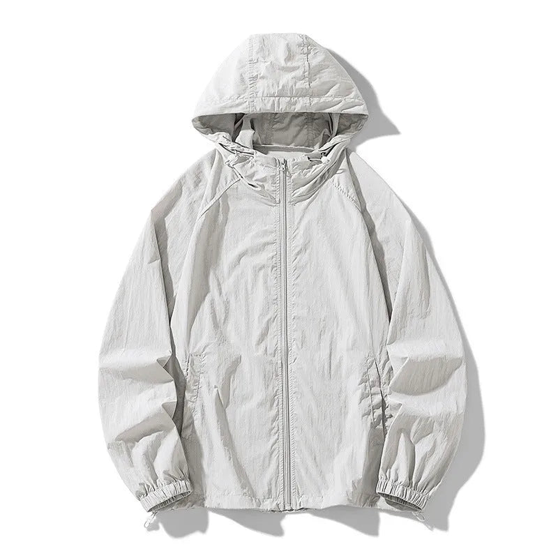 Outdoor jacket sports coat in multiple colours with loose fit design for sun protection