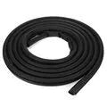 Black rubber sliding door seal strip for Toyota Hiace high roof van, 5 metre length
