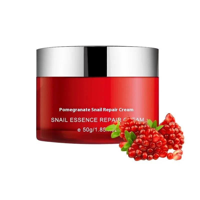 Pomegranate set moisturising cosmetics skincare products face wash toner lotion facial cream red packaging