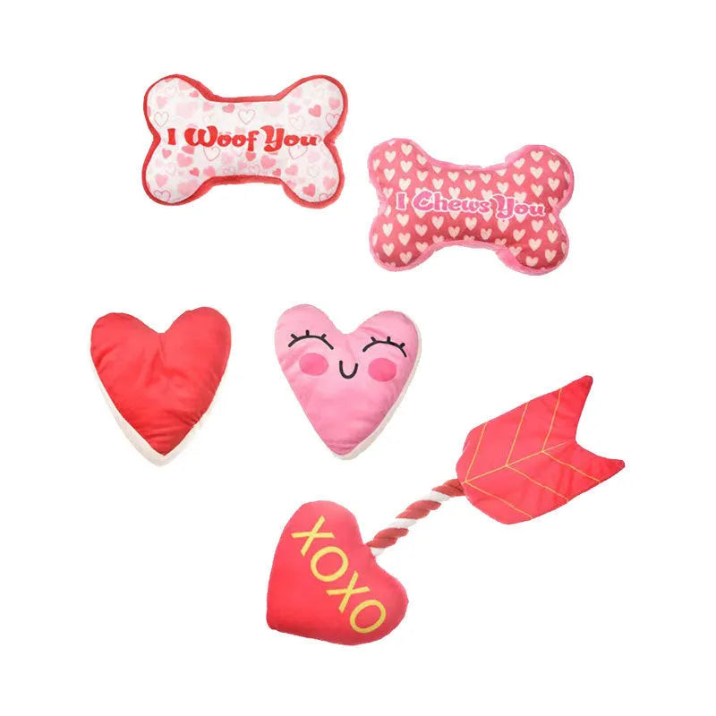 PP plastic pet chew toy with tooth cleaning texture and vocalisation feature in multiple colour options