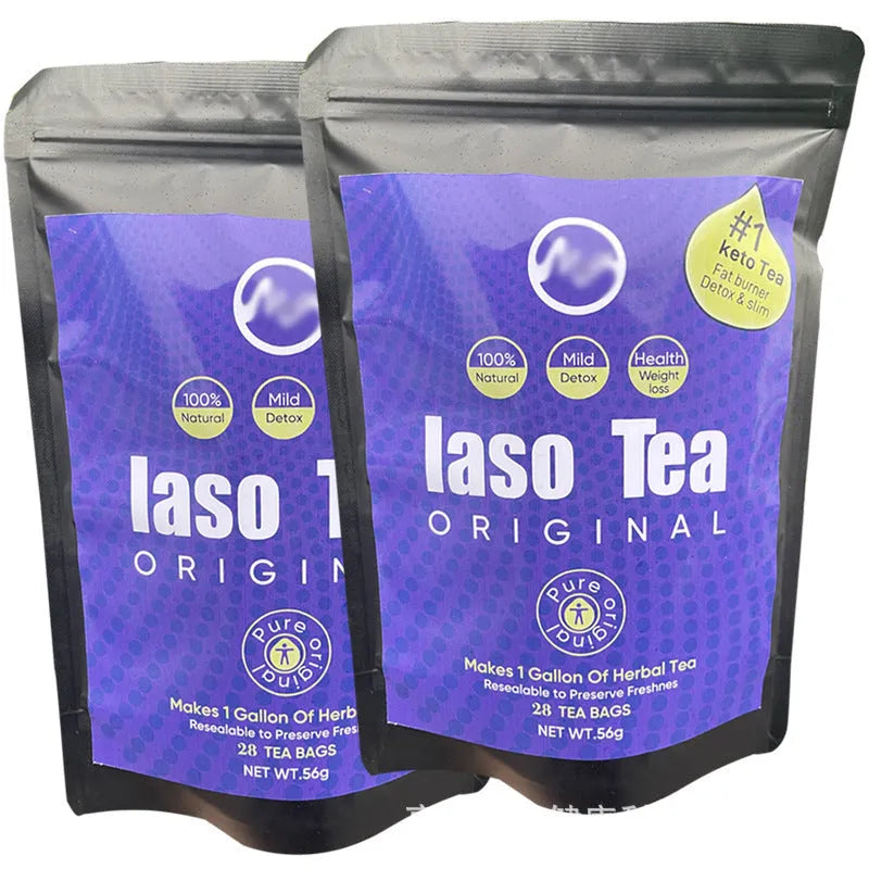 Single packet of instant slimming tea powder with sugar-free cold-soaking formulation