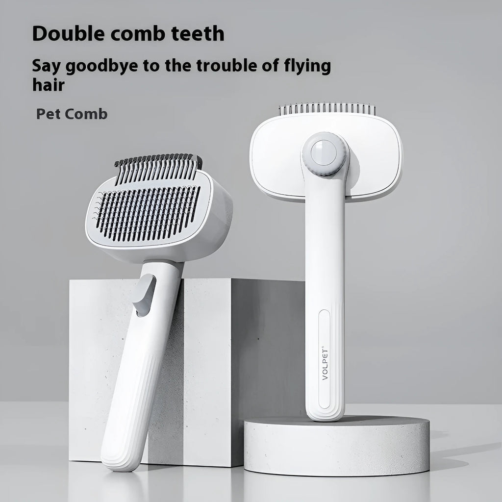 Pet comb in Mi Elegant White for cat and dog float hair cleaning and knot untying