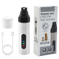 3-speed LED electric dog nail trimmer with automatic piercing and dust collection system