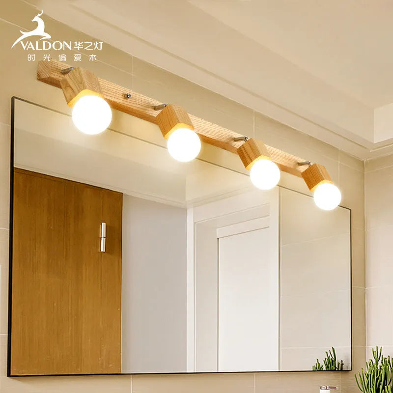 24cm mirror cabinet LED wall lamp with warm white light option for bedroom
