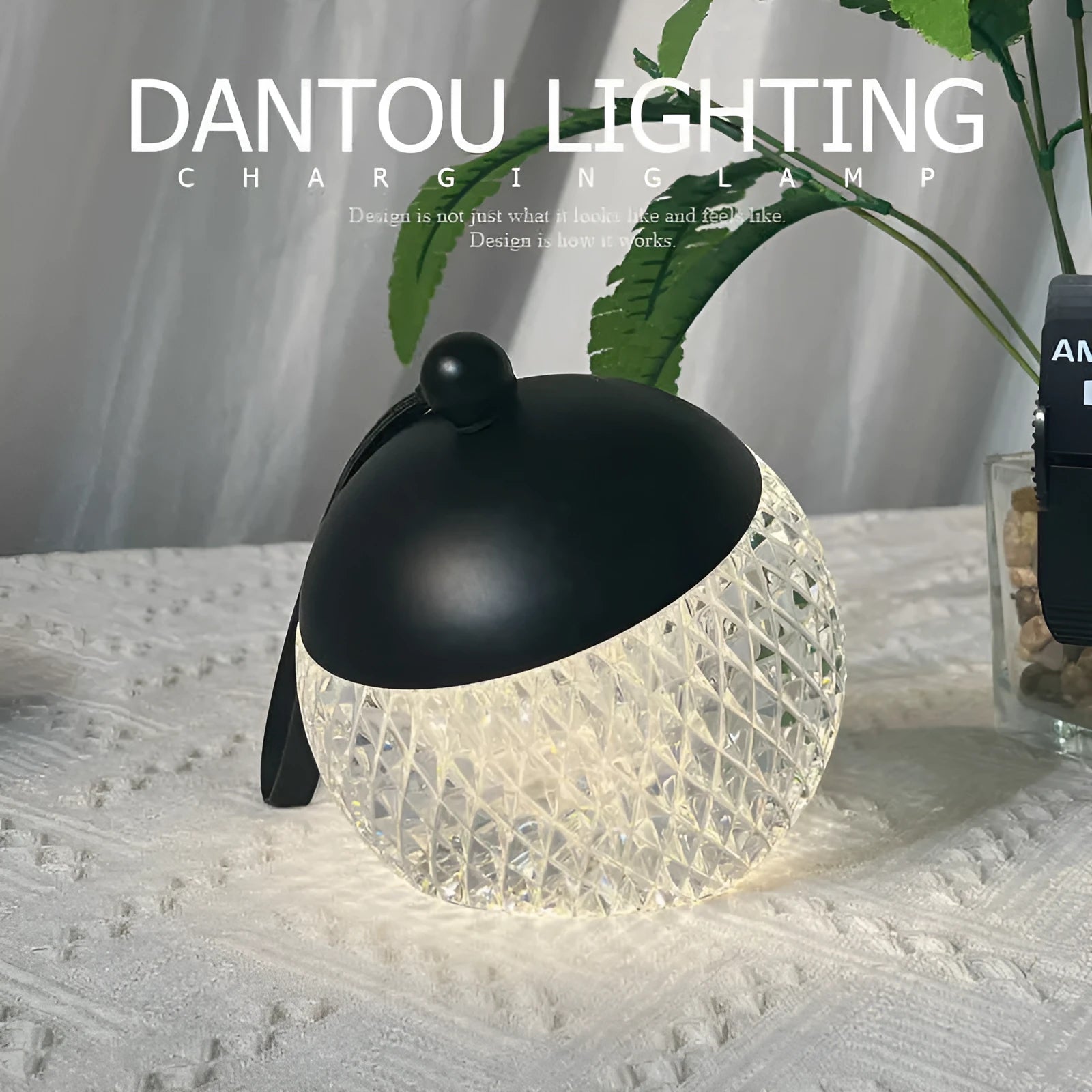 Modern dimmable desk lamp with touch control in minimalist European design