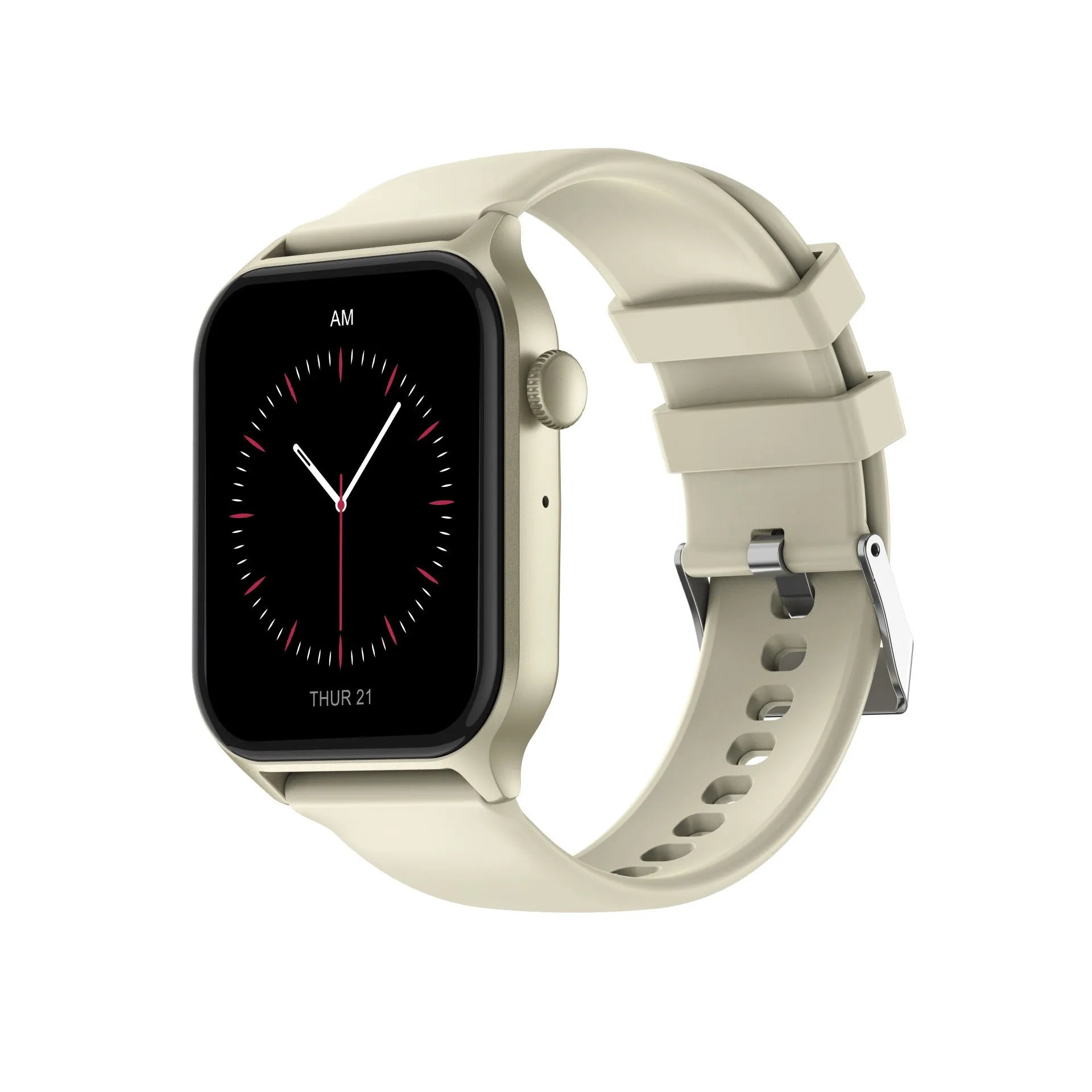 Smart watch displaying health metrics with blood pressure and blood oxygen monitoring functions