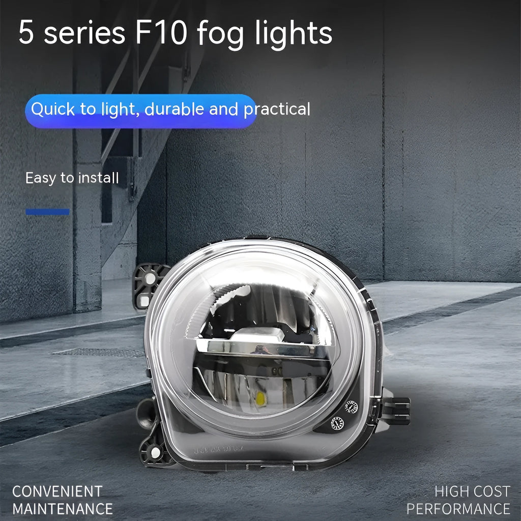 BMW 5 Series F10 front fog lamp with sealed housing for bumper installation