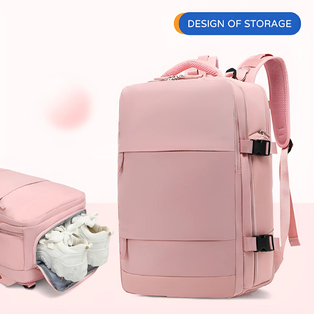 Large capacity waterproof mummy backpack in nylon material available in multiple colours
