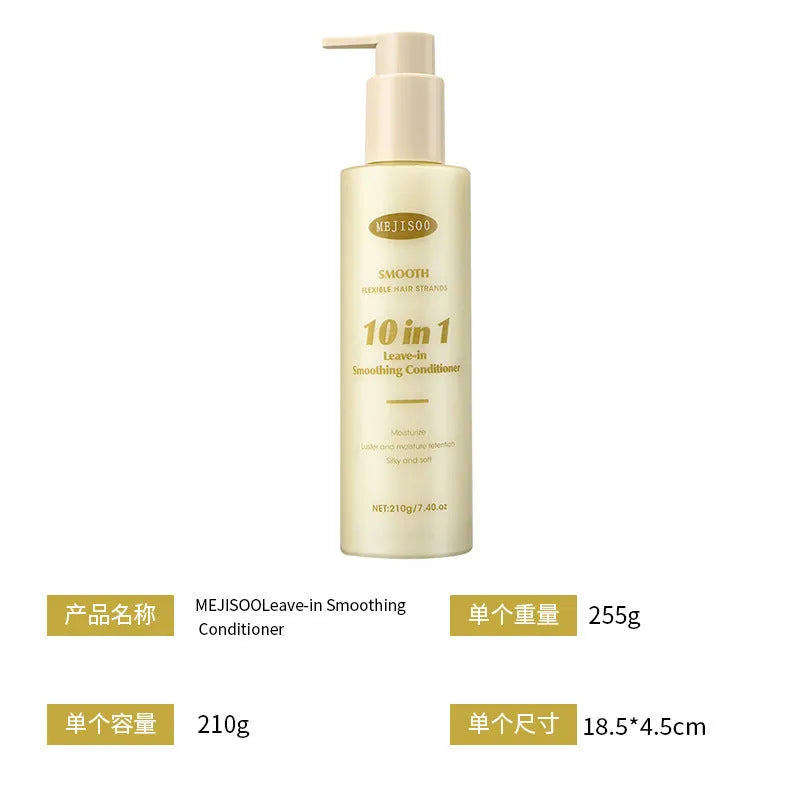 Wash-free Soft 10-in-1 Hair Conditioner bottle for ladies, 210g net content.