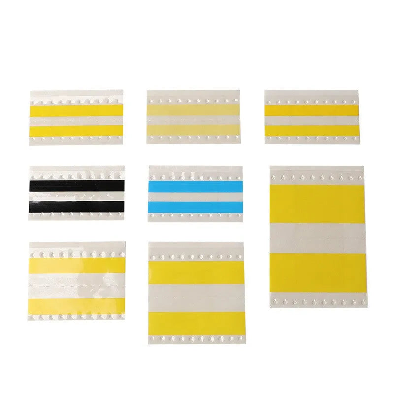 Yellow double-sided SMT splicing tape 8mm width in box with 500 pieces for pick and place machine use