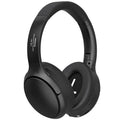 Retro wireless Bluetooth headset in vintage brown with metal ear cups and padded headband