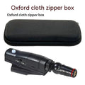 Golf putter laser aiming instrument shown in one of four available style configurations.