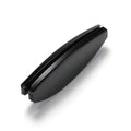 Folding presbyopic glasses in black retro style with pocket case