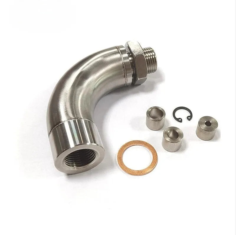 Car M18 x 1.5 temperature sensor adapter flow valve in brass or stainless steel