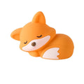 Fox USB rechargeable cartoon small night lamp with two-gear brightness and 20-minute timer