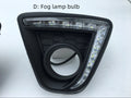 Mazda CX-5 LED daytime running light replacement lamps with electroplated finish showing front lighting elements