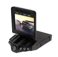 H198 HD car dashboard camera with six infrared lights and 2.4-inch screen