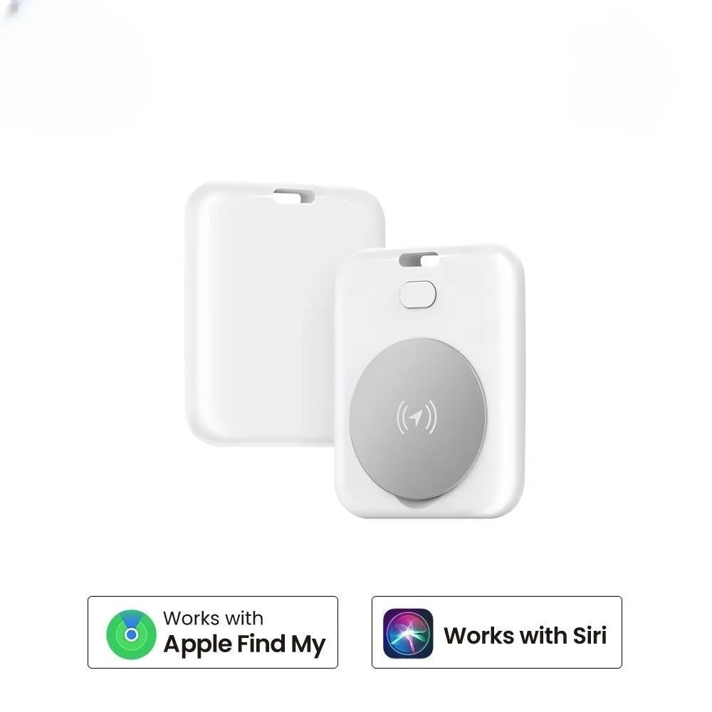 White smart anti-lost locator pet tracking device with alarm made from ABS plastic