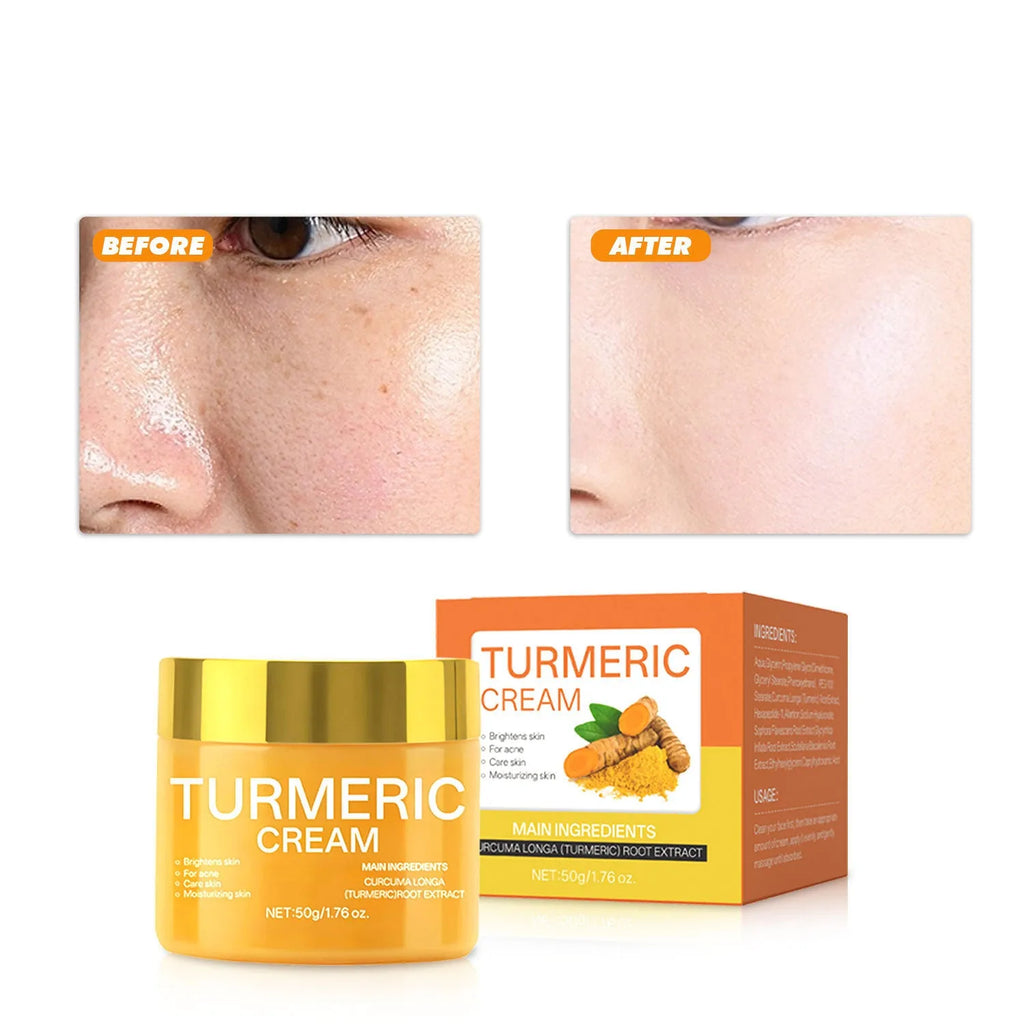 Brightening skin colour hydrating nourishing moisturising cream in 50g compact jar, 53mm wide