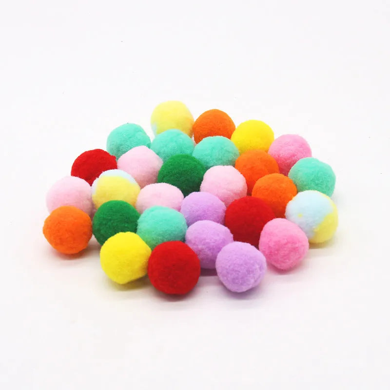 30cm plush pet toy gun with soft yarn balls for interactive indoor play with cats and dogs