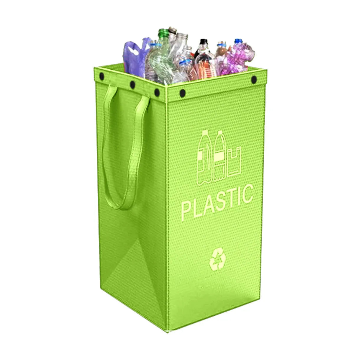40-litre rectangular waterproof PP plastic clean bag for garbage classification in assorted colours