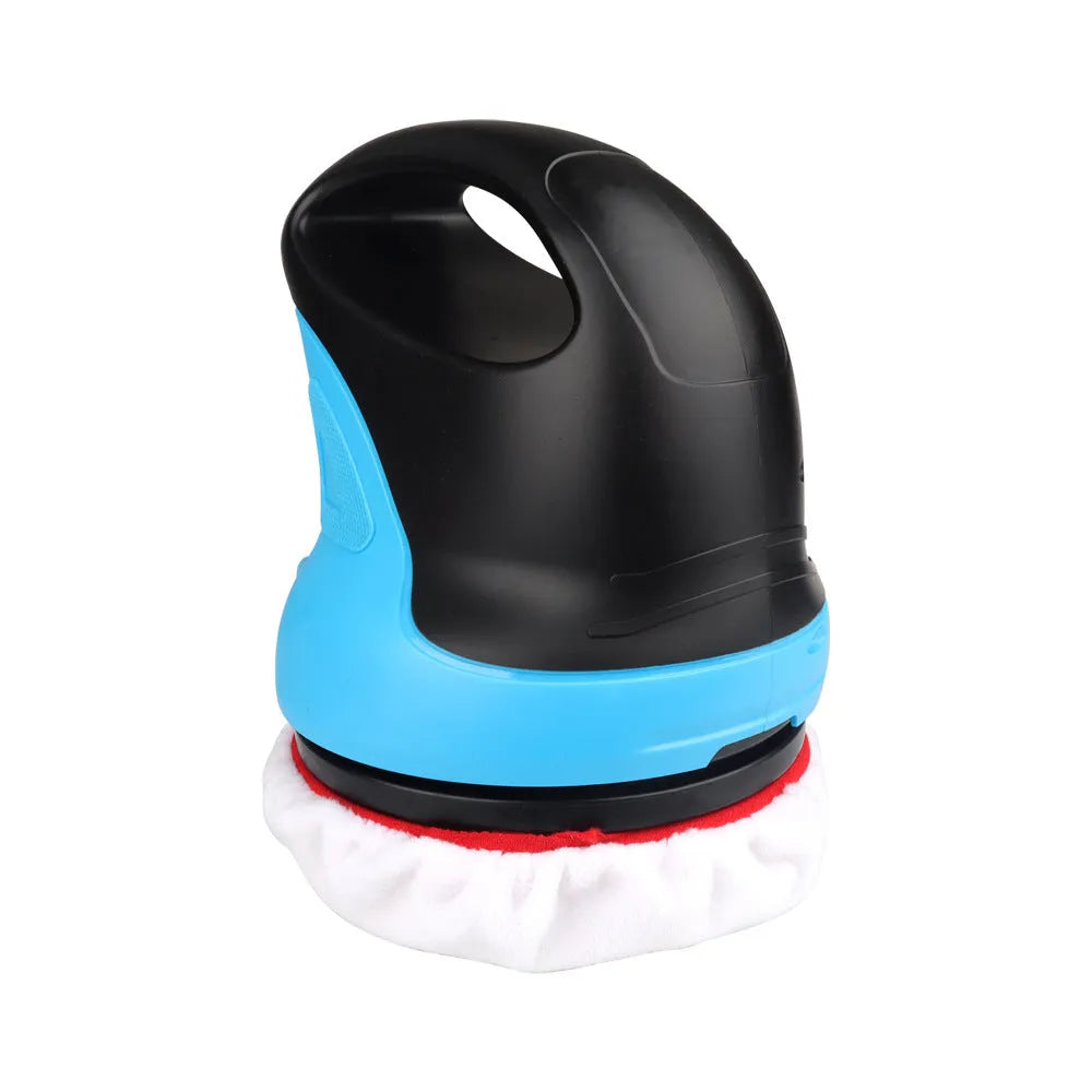Electric ice scraper car waxing polisher snow shovel plastic 118x135x124mm blue red three-in-one car maintenance tool