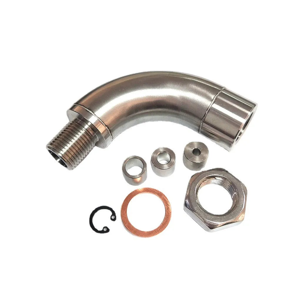 Car M18 x 1.5 temperature sensor adapter flow valve in brass or stainless steel