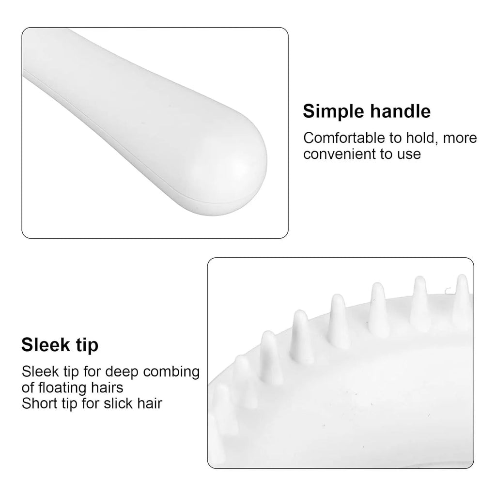 Double-sided pet grooming brush with comfortable handle for cats and dogs