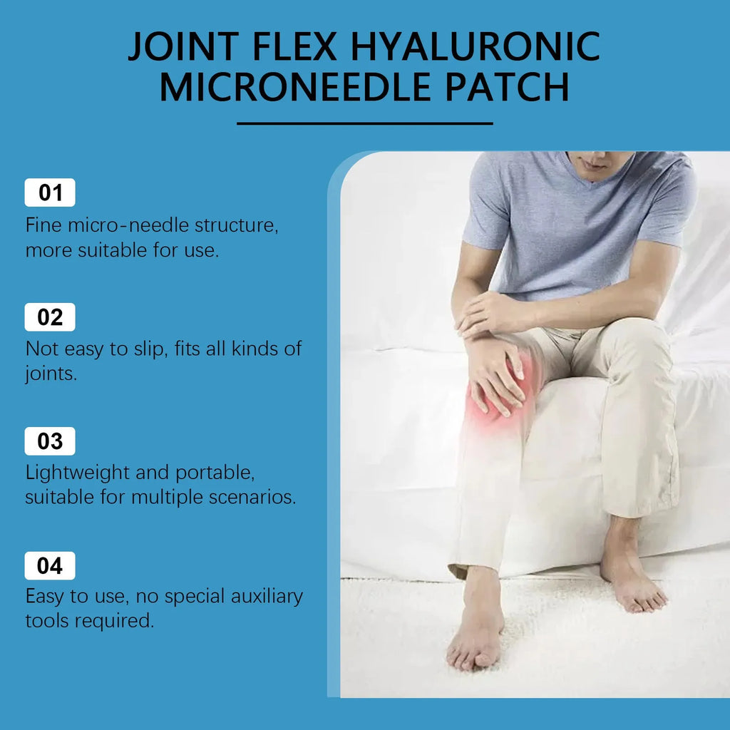 Joint microneedle patch with curcumin 4 pack external body care paste