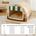 Autumn winter large dog painted sponge pet bed in rock yellow lucky colour
