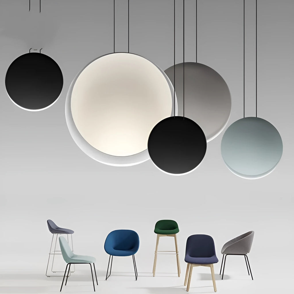 Round LED resin cosmos chandelier 48cm diameter for bedroom dining room adjustable height 1.5m